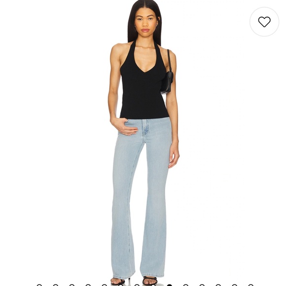 Good American - NWT Good Petite-  Petite Flare Jeans- light wash- size 25 (0) - Picture 1 of 13